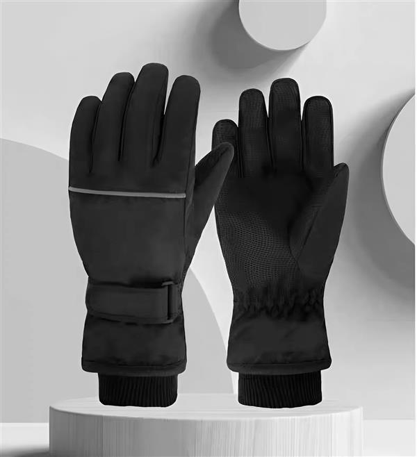 دستکش ضداب داخل لاینردار ضخیم SIMPLE رنگ  مشکی کد 21223