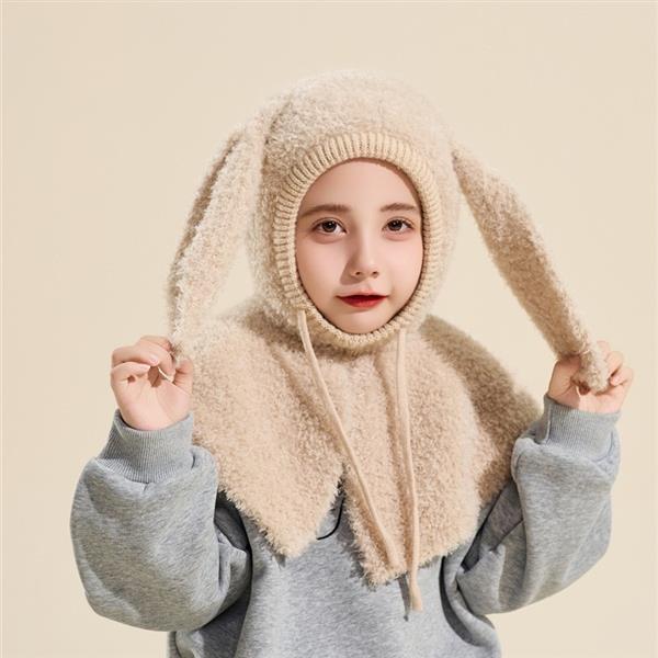 کلاه حوله ای گردن گیر مدل شنلی گوش برجسته کد 21254