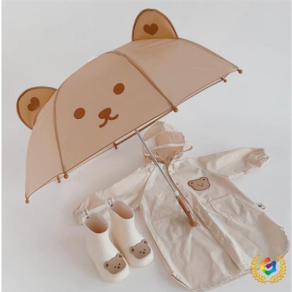 چتر خرسی گوش برجسته رنگ کرم کد 21407