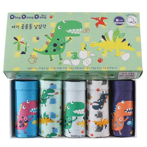 پک پنج عددی شورت دایناسوری با جعبه سبز  کد 21414