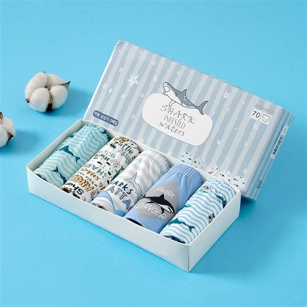 پک پنج عددی شورت کوسه با جعبه طوسی کد 21418