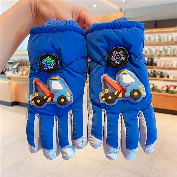 دستکش ضداب داخل لاینردار طرح کامیون با دکمه تنظیم کننده بند کد 21422