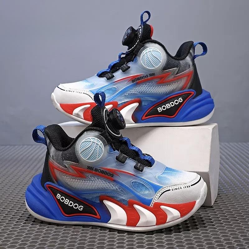 کتونی فشن  BOBDOG طرح BASKETBALL  رنگ ابی قرمز کد 21850
