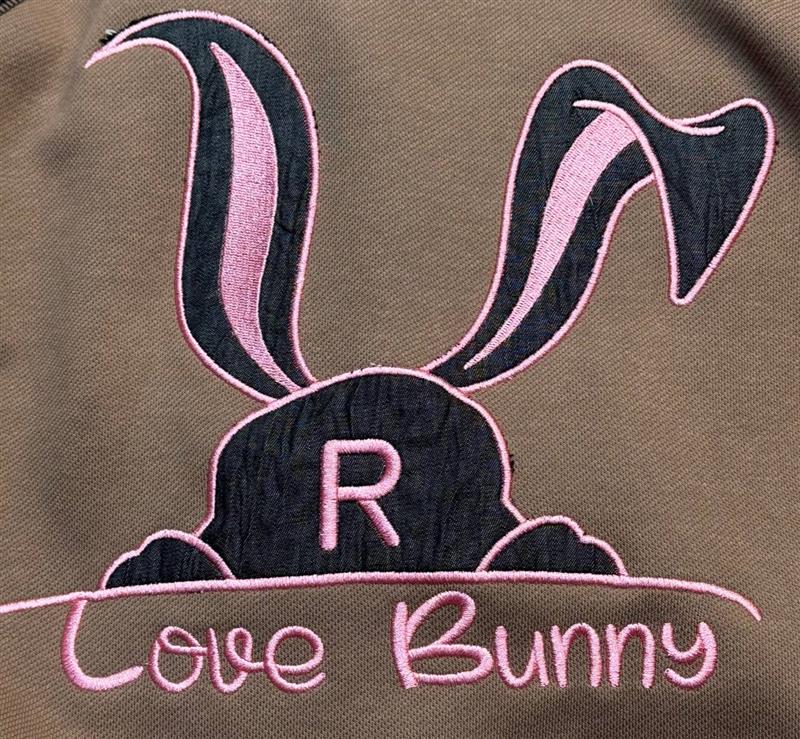 دورس قهوه ای طرح LOVE BUNNY کد 15082