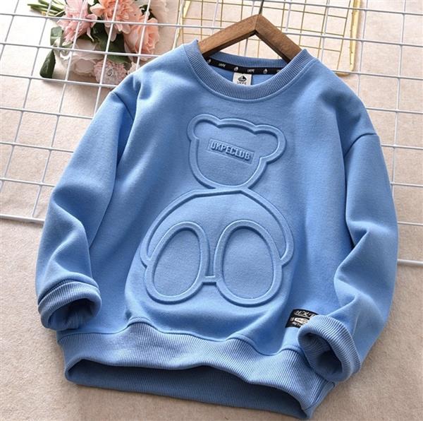 دورس فشن خرس برجسته رنگ ابی  کمرنگ کد 18450