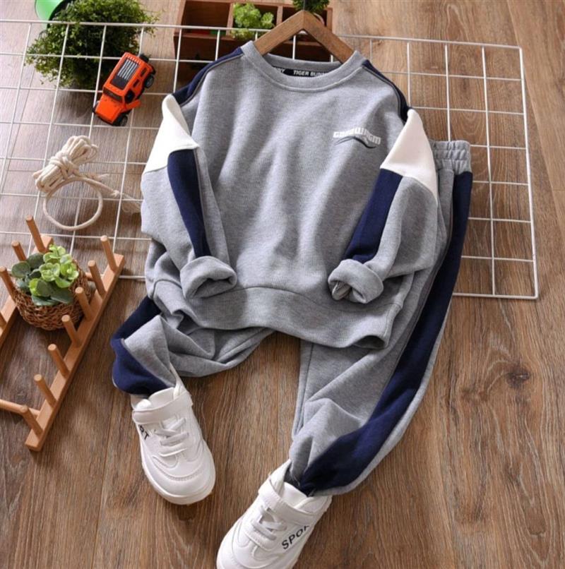 ست دورس و شلوار طوسی فشن کد 19404