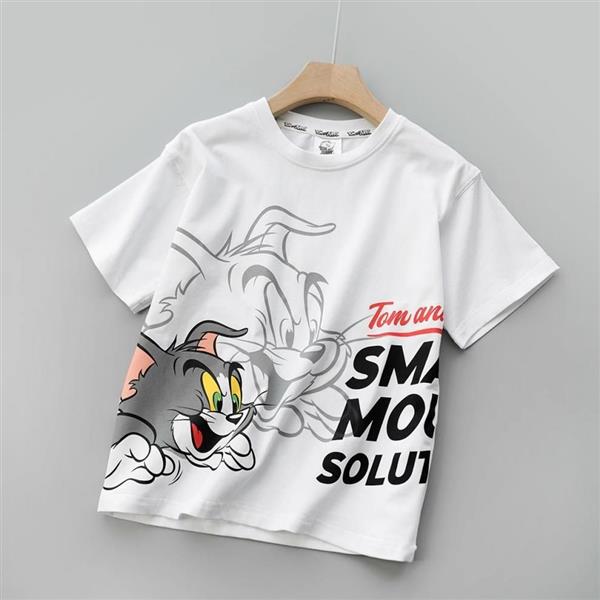 تیشرت طرح TOM رنگ سفید کد 20066