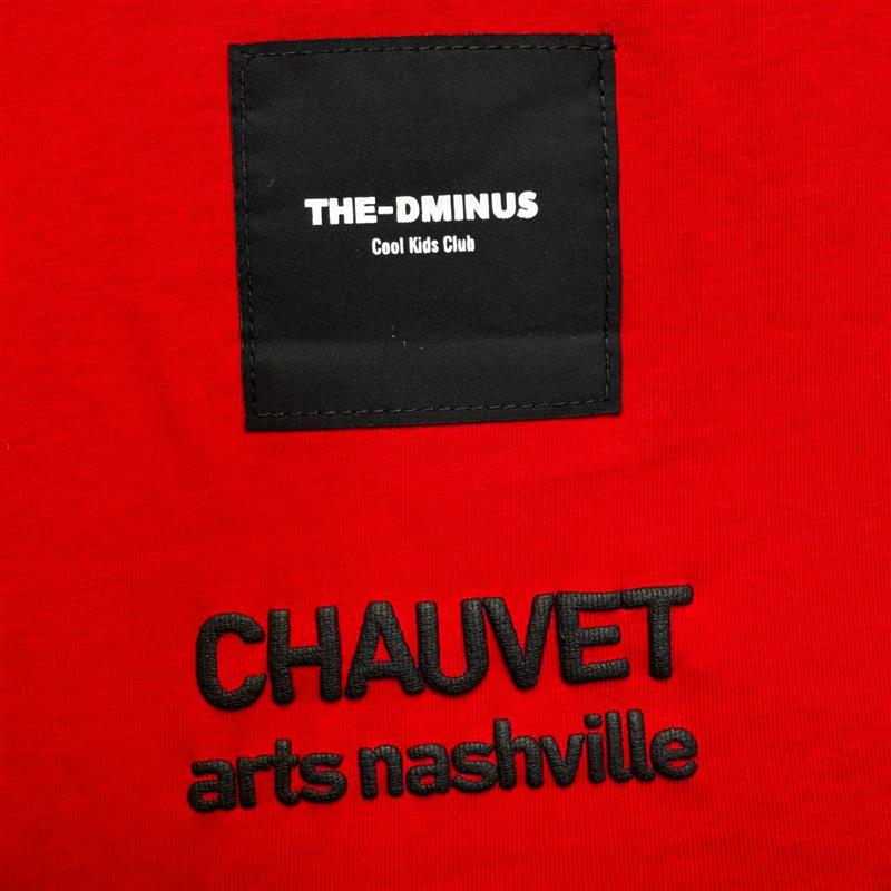 تیشرت فشن طرح TIMETO رنگپاش قرمز کد 20147