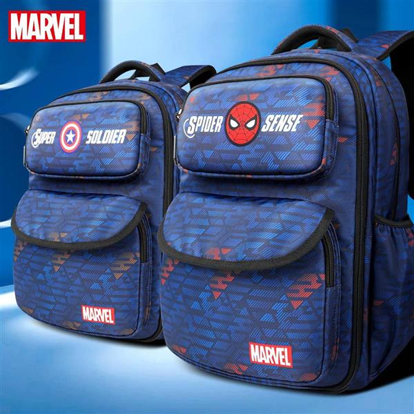 کوله برزنتی فشن ضداب دو جیب بزرگ بالا نوشته انگلیسی کد 20262