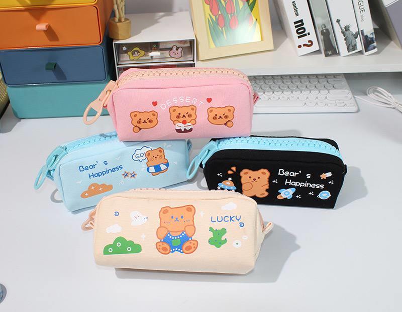 جامدادی مستطیلی طرح Bear s Happiness کد 20312