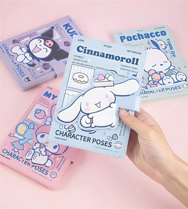 دفتر چرم مگنتی طرح کرومی و دوستان کد 20465