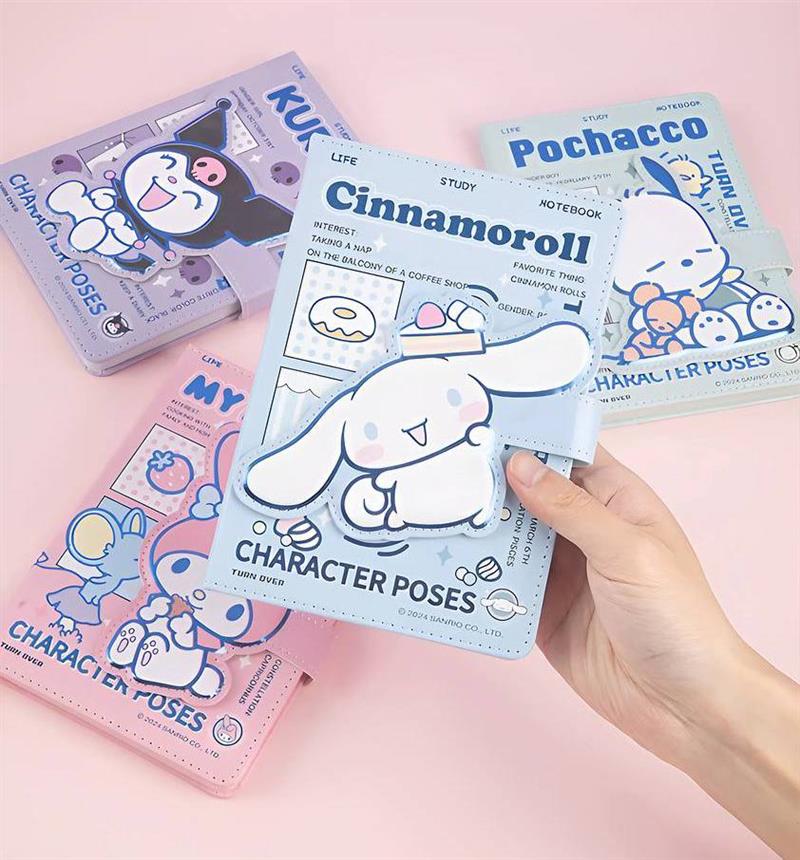 دفتر چرم مگنتی طرح کرومی و دوستان کد 20465