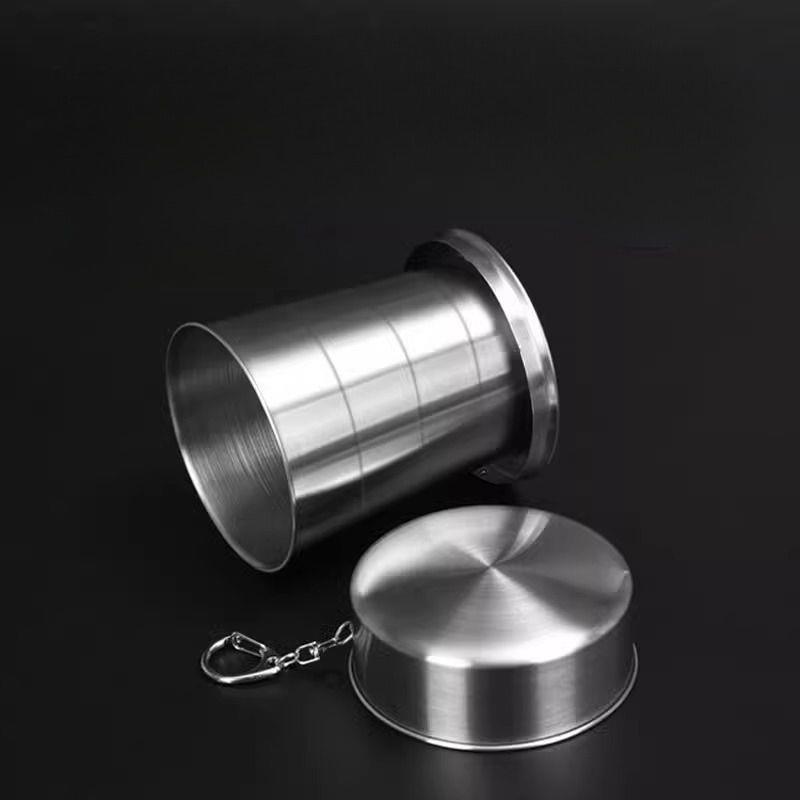 لیوان استیل تاشو در دار کد 20473