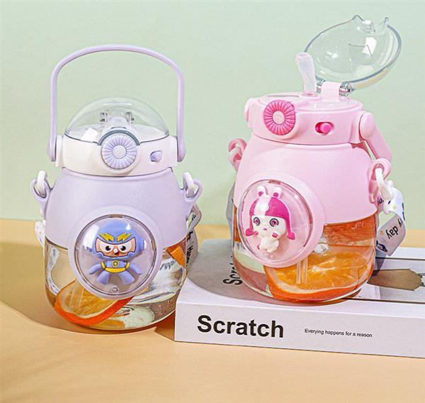 قمقمه بیضی طرح ادمک برجسته توپول کد 20475