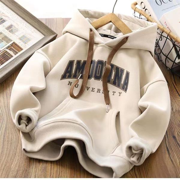 هودی داخل کرکی طرح AMDONNA رنگ کرم کد 20624