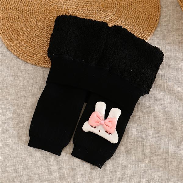 لگ داخل پشمی پایین خرگوش برجسته رنگ مشکی کد 20714