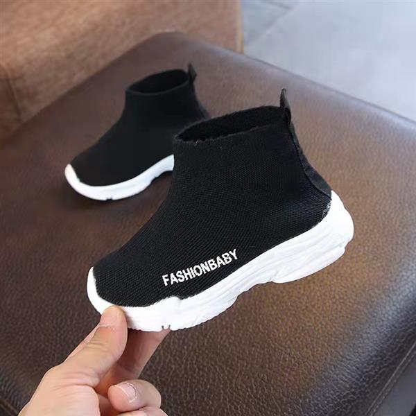 کتونی کشی ساقدار Fashion Baby رنگ مشکی کد 20730