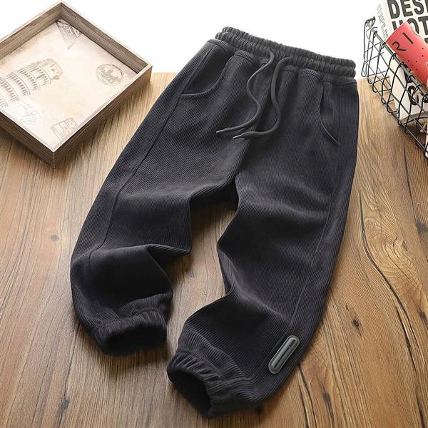 شلوار اسلش کبریتی گت دار فشن رنگ طوسی تیره کد 20827