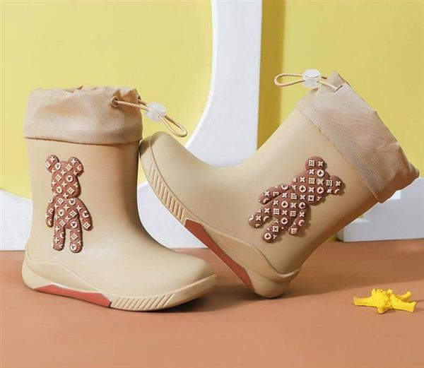 رین بوت خرس ال وی رنگ کرم کد 20840