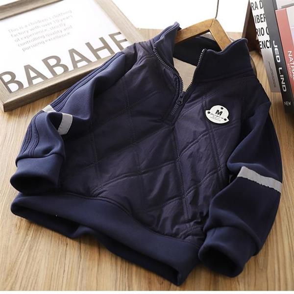 دورس ضداب طرح M استین حوله ای کت دار فشن رنگ سورمه ای کد 20851