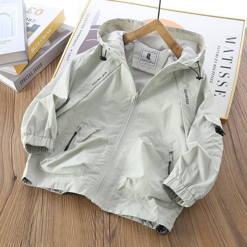 بارونی کلاهدار ضداب طرح DUF-UNITED رنگ کرم کد 20868