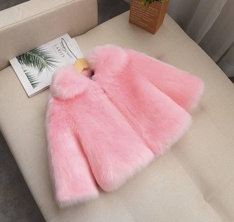 پالتو خز ضخیم داخل استر و پشم شیشه رنگ صورتی کد 20872