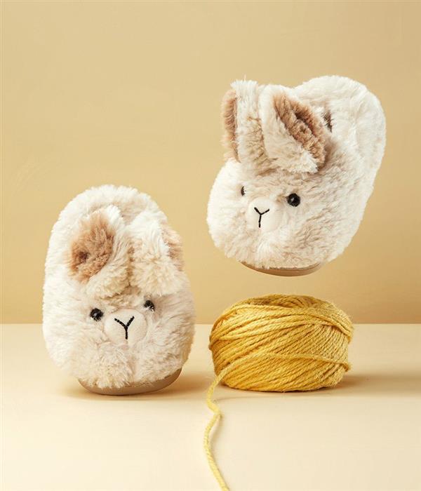 پاپوش خز ببعی رنگ شیری کد 20893