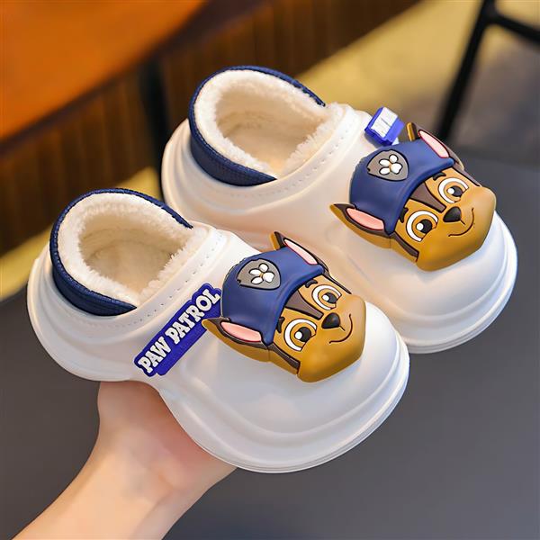 پاپوش داخل خز سگ های نگهبان برجسته رنگ سفید کد 20910