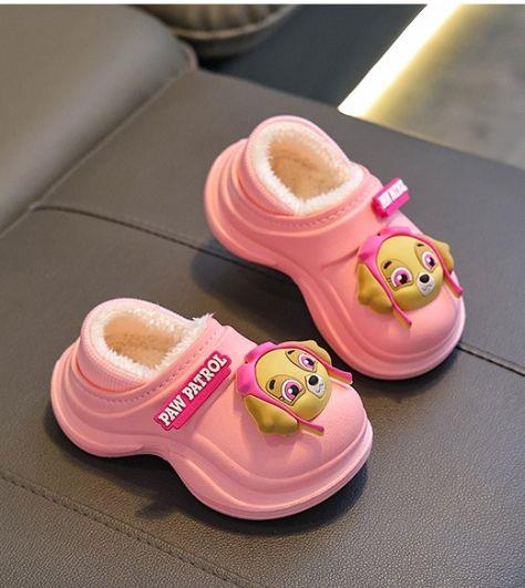 پاپوش داخل خز سگ های نگهبان برجسته رنگ صورتی کد 20913