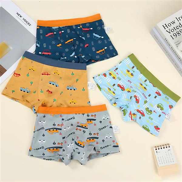 پک چهارعددی شورت پادار جرثقیل رنگبندی خردلی و سورمه ای و ابی کد 20927