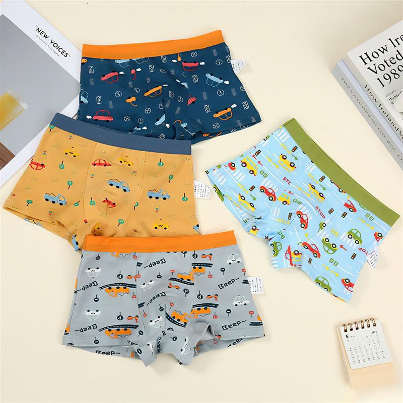 پک چهارعددی شورت پادار جرثقیل رنگبندی خردلی و سورمه ای و ابی کد 20927