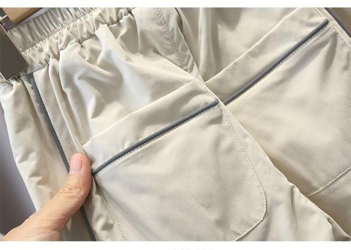 ست بارونی و شلوار فشن طرح JIMIKATE رنگ شیری کد 20937