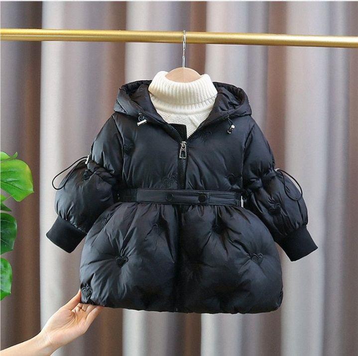 کاپشن ضداب داخل لاینردار کلاهدار طرح قلب رنگ مشکی کد 20973