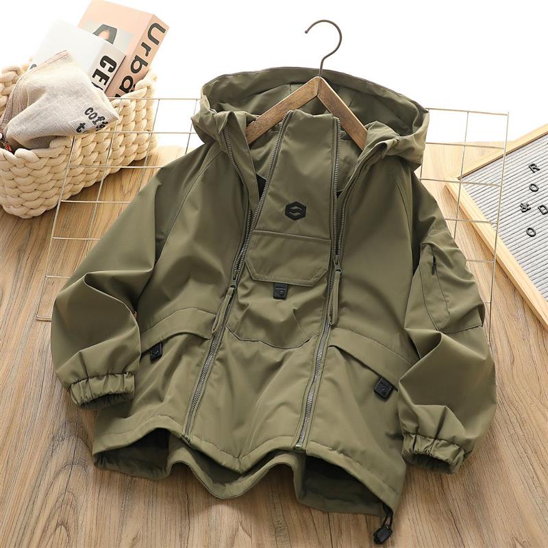 بارونی کلاهدار دو زیپ وسط جیب سگگ دار فشن رنگ یشمی کد 21018