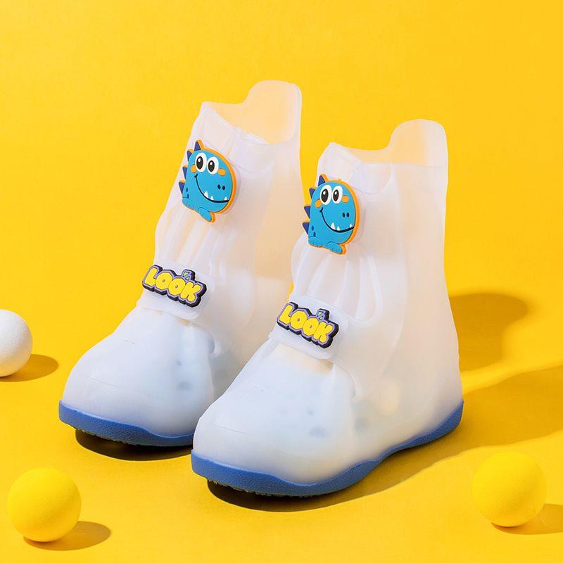 کاور کفش ضخیم سیلیکونی طرح دایناسور ابی کد 21036