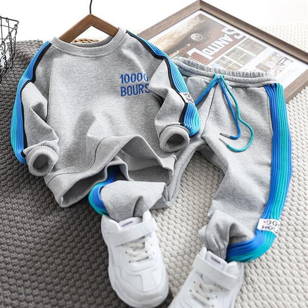 ست دورس طوسی و شلوار اسلش گت دار طوسی طرح 1000 کد 21060