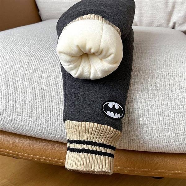 لگ داخل لاینردار ضخیم پایین گت طرح بتمن رنگ طوسی تیره  کد 21080