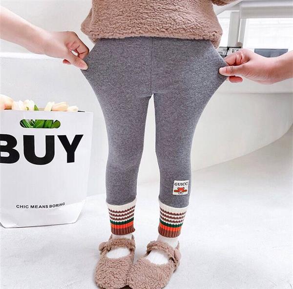 لگ نخی پایین گت طرح GUICC رنگ طوسی پررنگ کد 21152