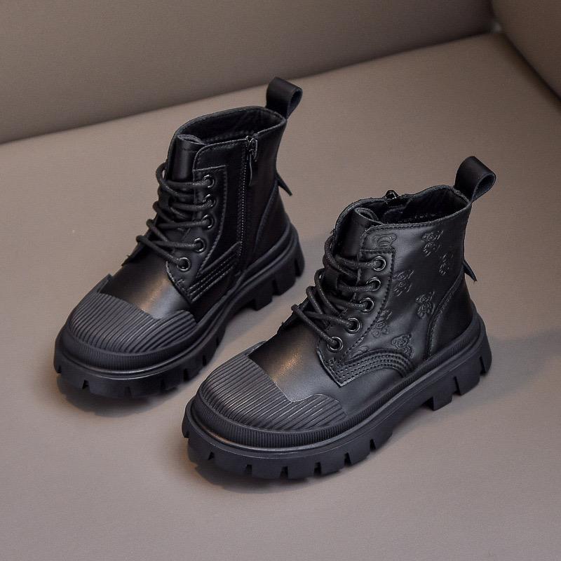 بوت فشن چرم ساقدار ضداب خرسی رنگ مشکی کد 21181