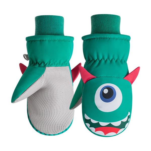 دستکش ضداب داخل لاینردار ضخیم طرح مایک رنگ سبز کد 21202