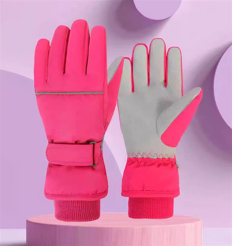 دستکش ضداب داخل لاینردار ضخیم SIMPLE رنگ  سرخابی کد 21220