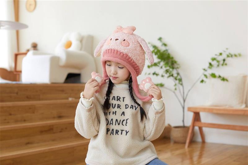 کلاه حوله ای حیوانات دنباله دار برجسته کد 21240