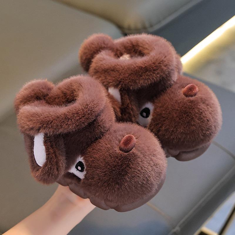 پاپوش خز خزگوش اخمو رنگ قهوه ای کد 21253