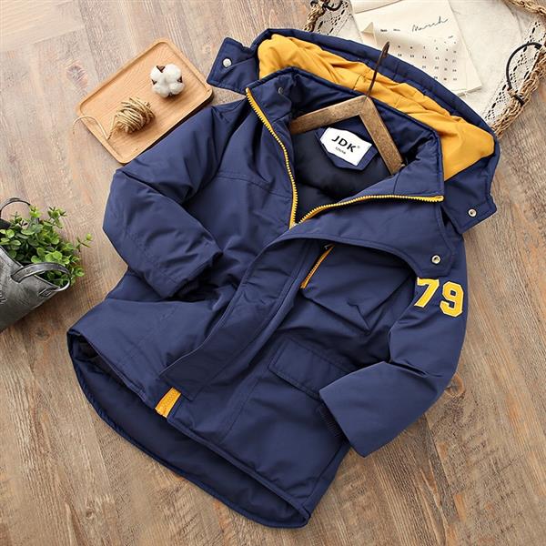 کاپشن ضخیم sport  طرح seventy eight رنگ سورمه ای کد 21382