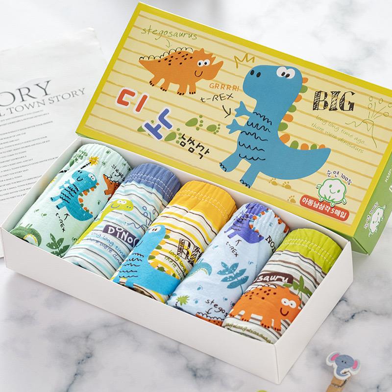 پک پنج عددی شورت دایناسوری  با جعبه زرد کد 21412