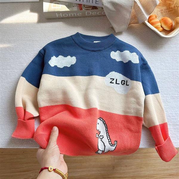 بافت طرح  ZLGL رنگبندی سورمه ای و کرم و نارنجی  کد 21482