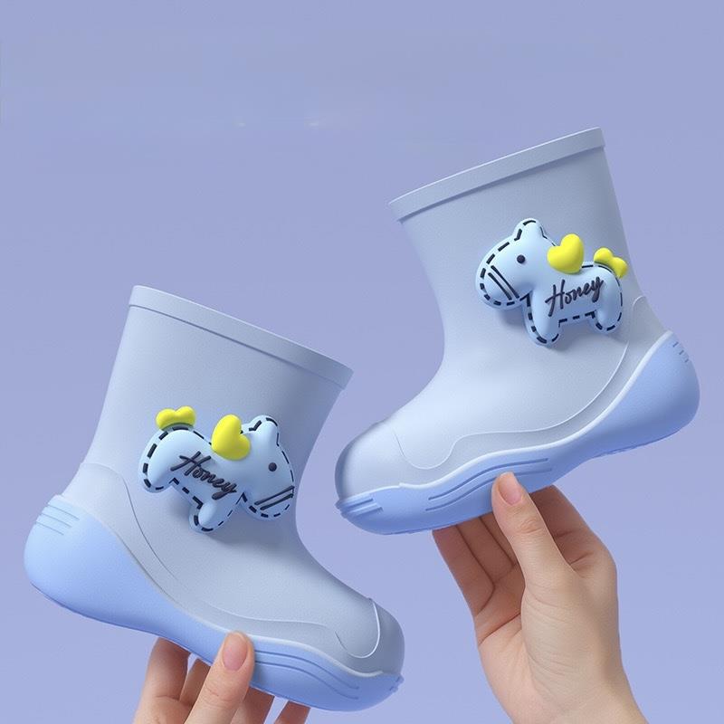 رین بوت بغل یونیکورن برجسته رنگ ابی کد 21522