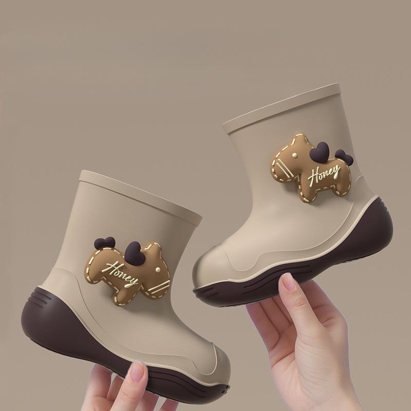 رین بوت بغل یونیکورن برجسته رنگ کرم  کد 21523